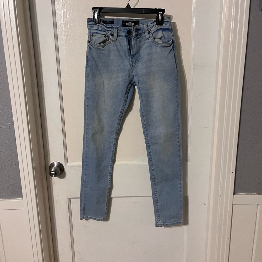 Hollister Women's Light Blue Skinny Jeans